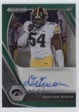 2021 Panini Prizm Draft Picks Green Daviyon Nixon #DPA-DNI Auto 0h0m