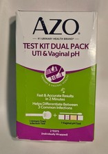 AZO UTI Test Strips  Vaginal pH At-Home Test Kit, Exp - 10/2027-Free Shipping
