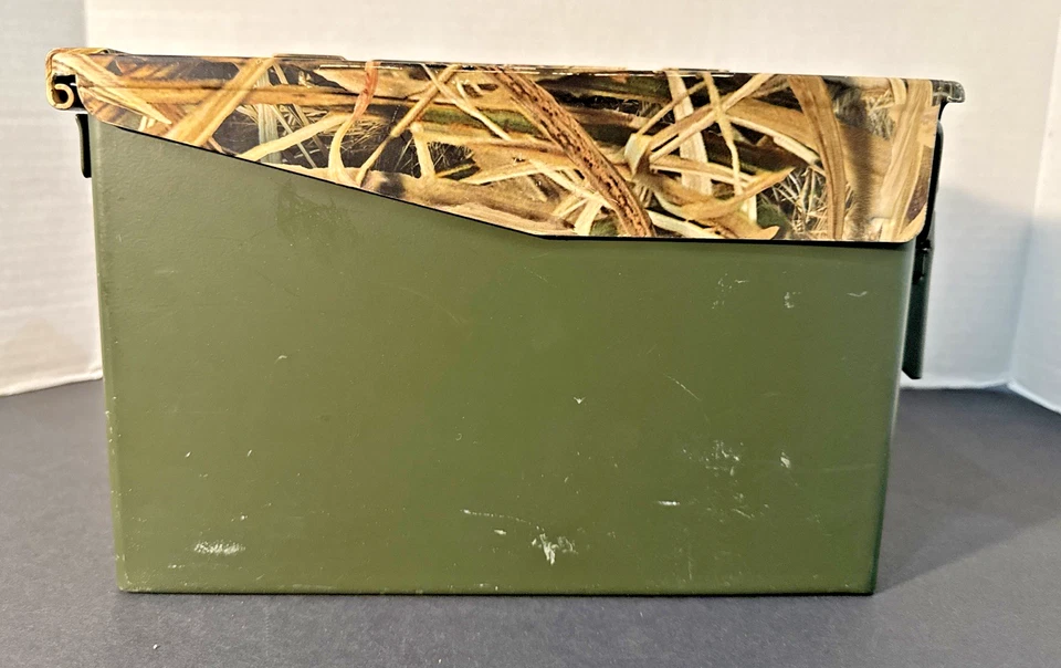 Mossy Oak Tree Line Camo Metal Ammo Box - Image 3 of 4
