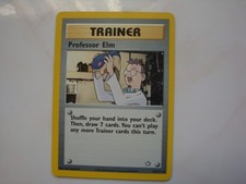 PokeMon *** PROFESSOR ELM *** Trainer Card #96/111 !!!