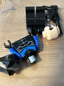 New LEGO Batman Nightwing Minifigure bat015 7785 w/ Accessories! 10/10 Condition