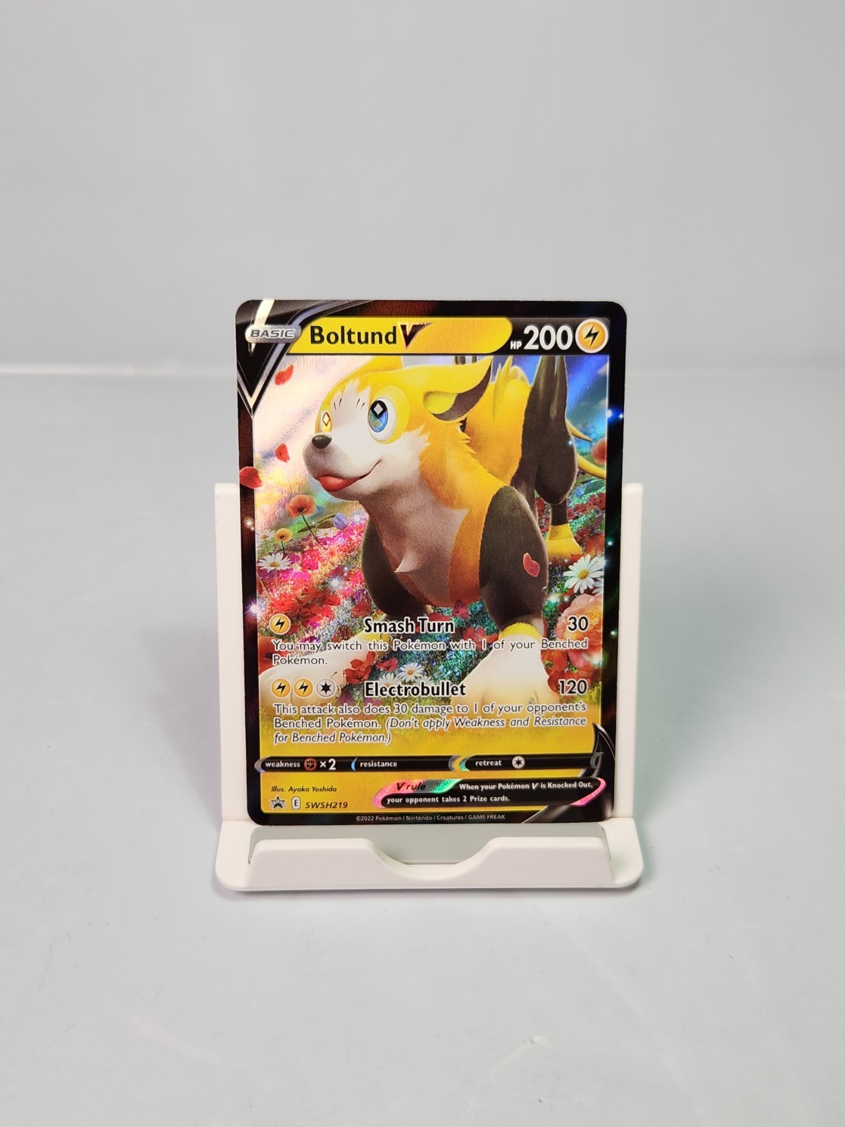 Boltund V SWSH219 Sword & Shield Black Star Promo Pokemon