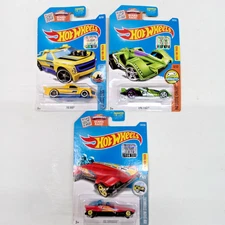 3 HOT WHEELS 2016 FACTORY SEALED SET ON CARD ICE SHREDDER FIG RIG EPIC FAST