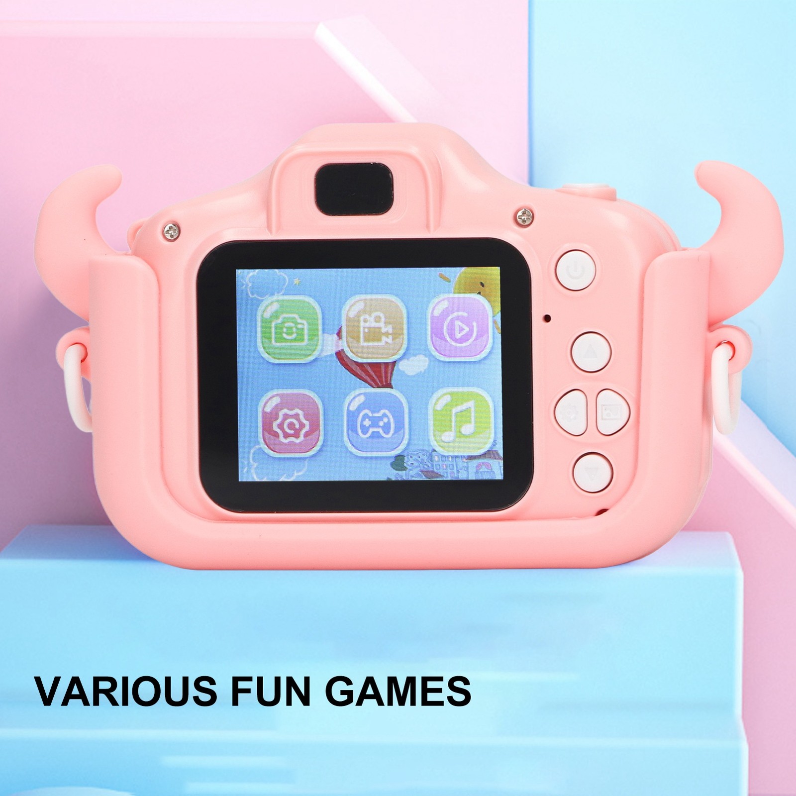 ༝Kids Camera Toy 2MP HD Digital Photo Video Recorder Present With Games For
