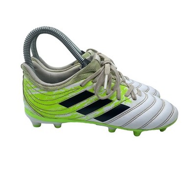 Adidas Copa 20.3 Firm Ground FG Green White Soccer Cleats Youth Kids 2.5