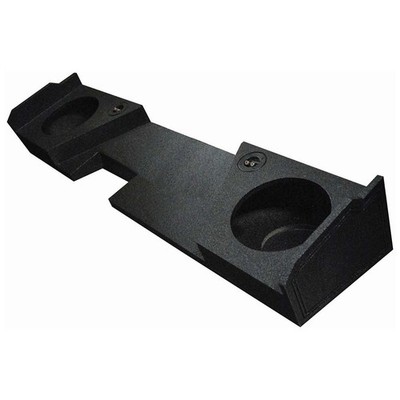 DUAL 10'' UNDERSEAT DOWNFIRE ENCLOSURE SUB BOX for 2014-2019 GMC/CHEVY DOUBLE CAB