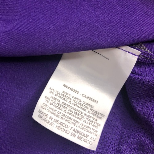 Nike Jordan Training Shirt Mens Large Purple Short Sleeve Compression Gym Fitted - Picture 6 of 9