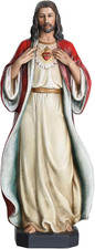 Figura Del Sacro Cuore Di Gesù, Statue Di Gesù, Regali Cattolici 25,4 Cm H, Dipi
