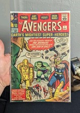 The Avengers #1 1963 Stan Lee Origin 1st Appearance Thor Hulk Key Raw Ungraded