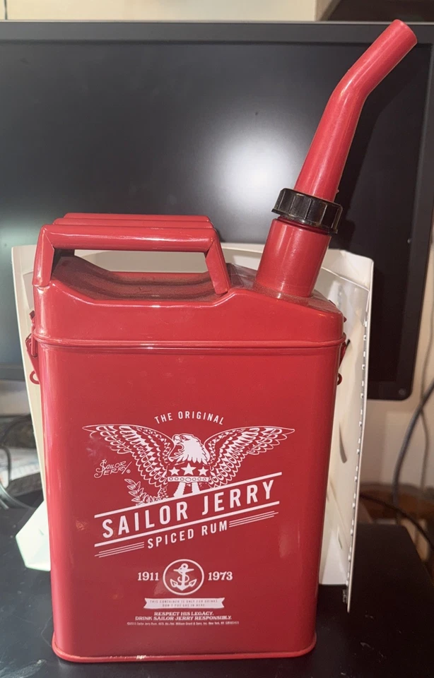 Sailor Jerry 香料朗姆酒杰里罐带喷嘴全新 — 第 2/4 张图片