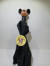 RARE Vintage Wonderful World Of Disney Mickey Mouse Head Umbrella Nylon Tags
