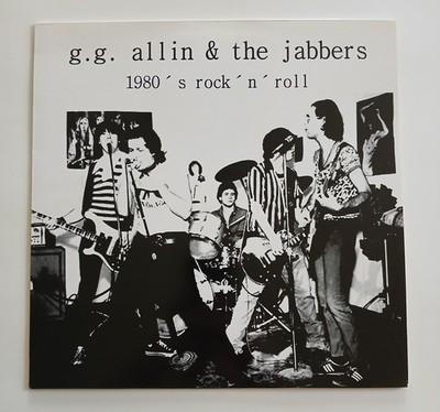 G. G. Allin & The Jabbers 1980s Rock 'N' Roll Punk Rock LP