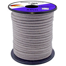 Lina konopna Ø8mm 16-krotna pleciona 50m Zrób to sam Rękodzieło Makrama Morska dekoracja Camping