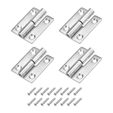 4Pcs Lift Off Hinge 50mm 2" 304 Stainless Steel Right-hand Slip Joint