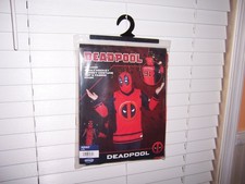 Jazwares Marvel Deadpool Adult Hockey Jersey Costume Top  Fabric Mask Size L/XL