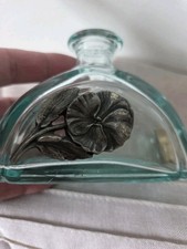 Vintage AVE Italy 100ml Green Glass Half Moon...
