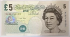 Great Britain £5 Banknote – ND 2011–2016 – Elizabeth II – Bank of England
