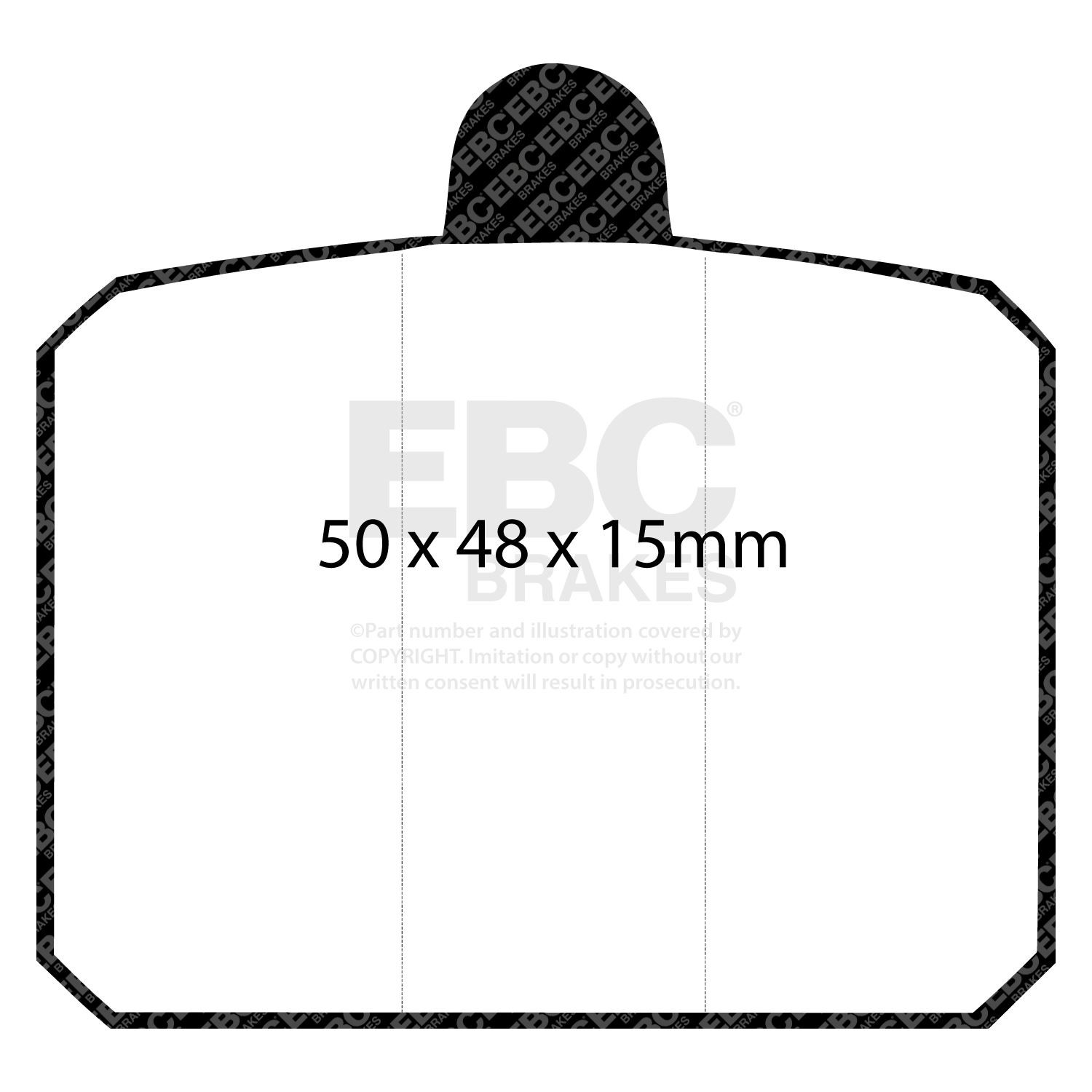 EBC DP275 BRAKE PAD SET DISC BRAKE Front