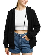 Women's Fleece Hoodies Lightweight Full Zip Sweatshirts with Pockets Long Sle...
