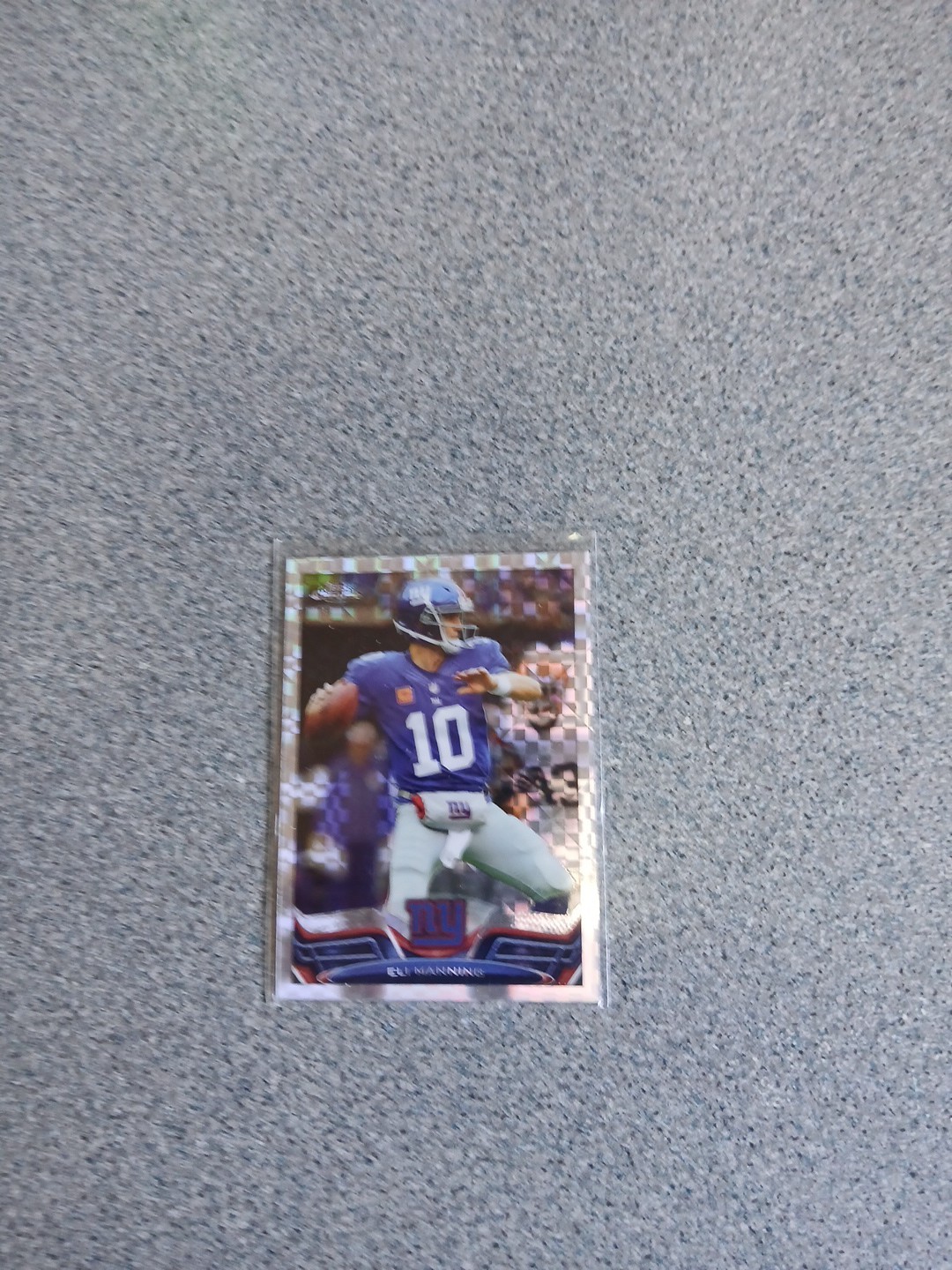 Eli Manning 2013 Topps Chrome X Fractor #105