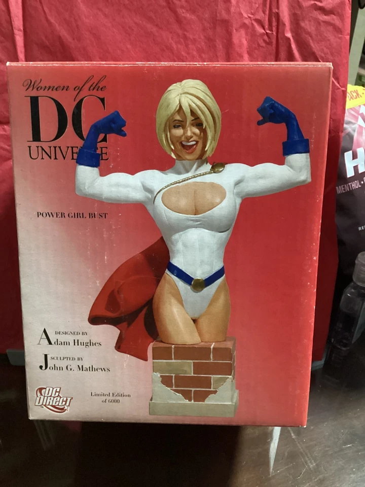 WOMEN OF THE DC UNIVERSE POWER GIRL BUST HUGHES #5042/6K DC DIRECT 2007 - Image 2 of 4