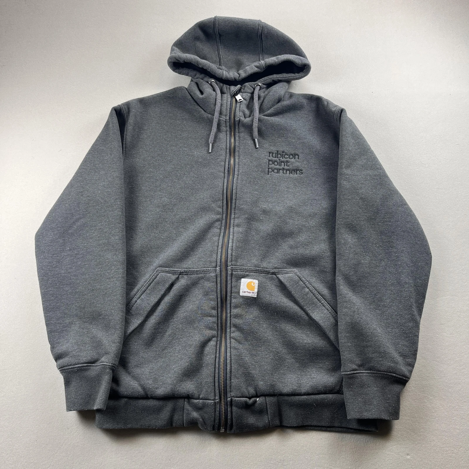 Carhartt Hoodie Sweatshirt Mens Small Gray Paxton Thermal Lined Full Zip Loose
Opens in a new window