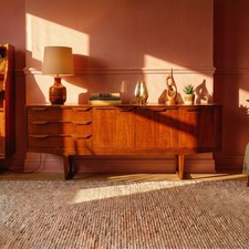Stonehill Teak Sideboard Vintage Mid Century Danish Style Cabinet MCM