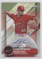 2018 Pro Debut MiLB Leaps and Bounds 21/50 Jordan Hicks Rookie Auto RC 0q41