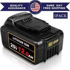 1PCS 20V 12.0AH For DeWalt 20 Volt Max XR Lithium Ion Battery DCB206-2 DCB200-2