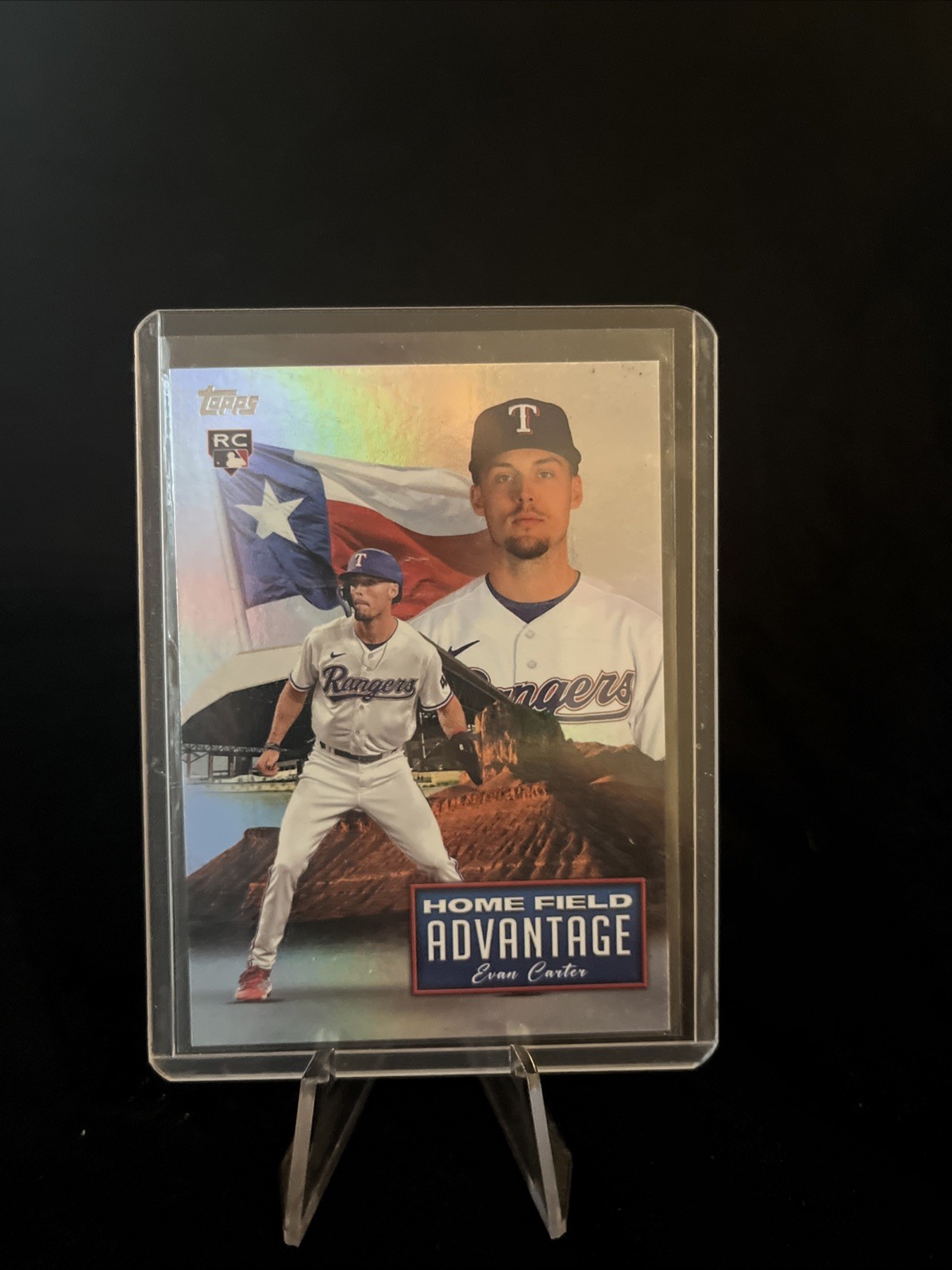 2024 Topps Series 2 EVAN CARTER Home Field Advantage Rookie Card HFA-13 SSP 🔥