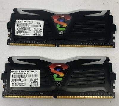 GeIL Aura Sync RGB 16GB (2x8GB) RAM DDR4 PC4-24000 3000MHz GLS432GB3000C16AQC