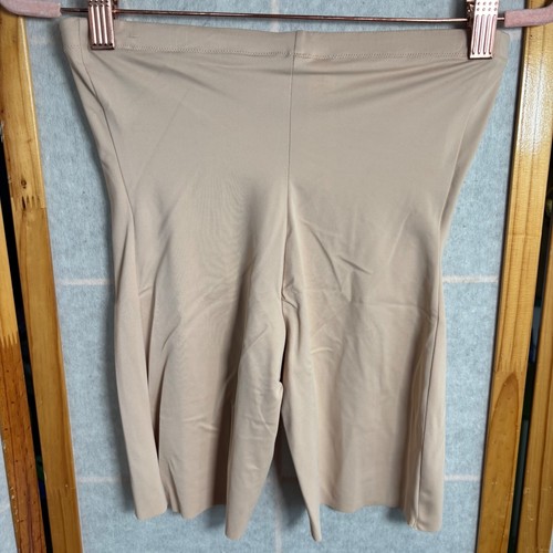 Assets By Spanx Women's Sz XL Beige Tummy Control Mid Thigh Shaping Bottom - Picture 5 of 7