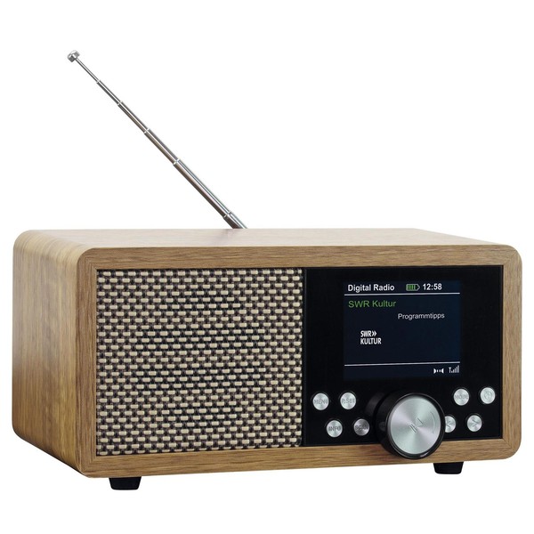 Dynavox Dab+ Radio DBT600 Bluetooth USB SD Akku Und Netzbetrieb 11 Sprachen-image