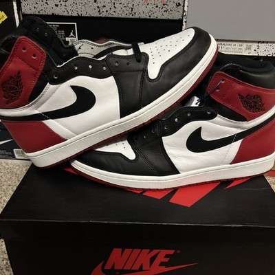 Jordan 1 Retro High OG Black Toe 2016 Size 12