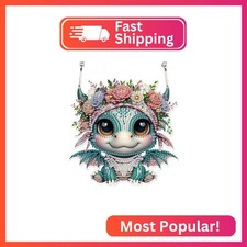 AiYuanzsh Diamond Art Painting Kits Hanging Pendant, Animal Baby Dragon Diamond 