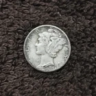 1943-D Mercury Dime Winged Liberty Head 90% Silver Fine-Condition