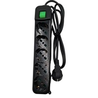 Tecnoware Steckerleiste - Elektrische Steckerleiste Mit 5 Schuko/Italia-AusgäNge