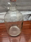 Coca Cola Coke Syrup Jug Bottle One Gallon Clear Glass Vintage Handle & Cap