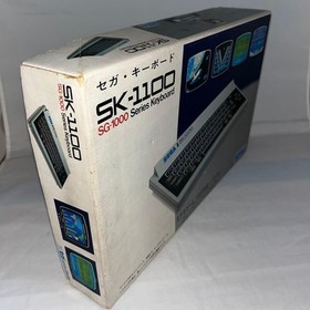 SEGA SK-1100 Keyboard + BASIC Level 2B Set SG-1000 Mark III Rare Japan Untested