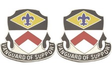 9th Finance Battalion Distinctive Unit Insignia - Pair - Vanguard Of Support
