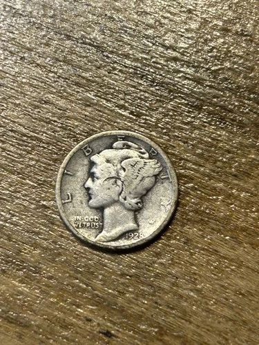 1928S Mercury Dime VG+