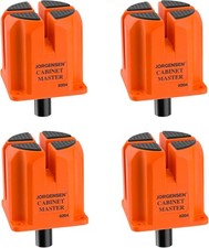 4-Pack 3-in-1 Support Block, 3⁄4" Bench Dog, Anti-Slip Pad, Woodworking