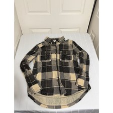 Dylan by True Grit Plaid Button Down Shirt Gr...