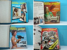 Rare 1975 Set of 12 MOVIE MAKER Magazines Super-8 Canon Elmo Beaulieu Nikon Nice