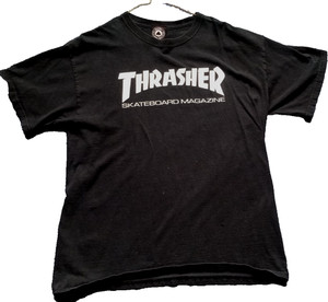 men's LARGE Thrasher SKATEBOARD Magazine BLEM tee SHIRT