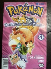 1999 Pokemon The Electric Tale of Pikachu Viz Comics 4th Printing Volume 4