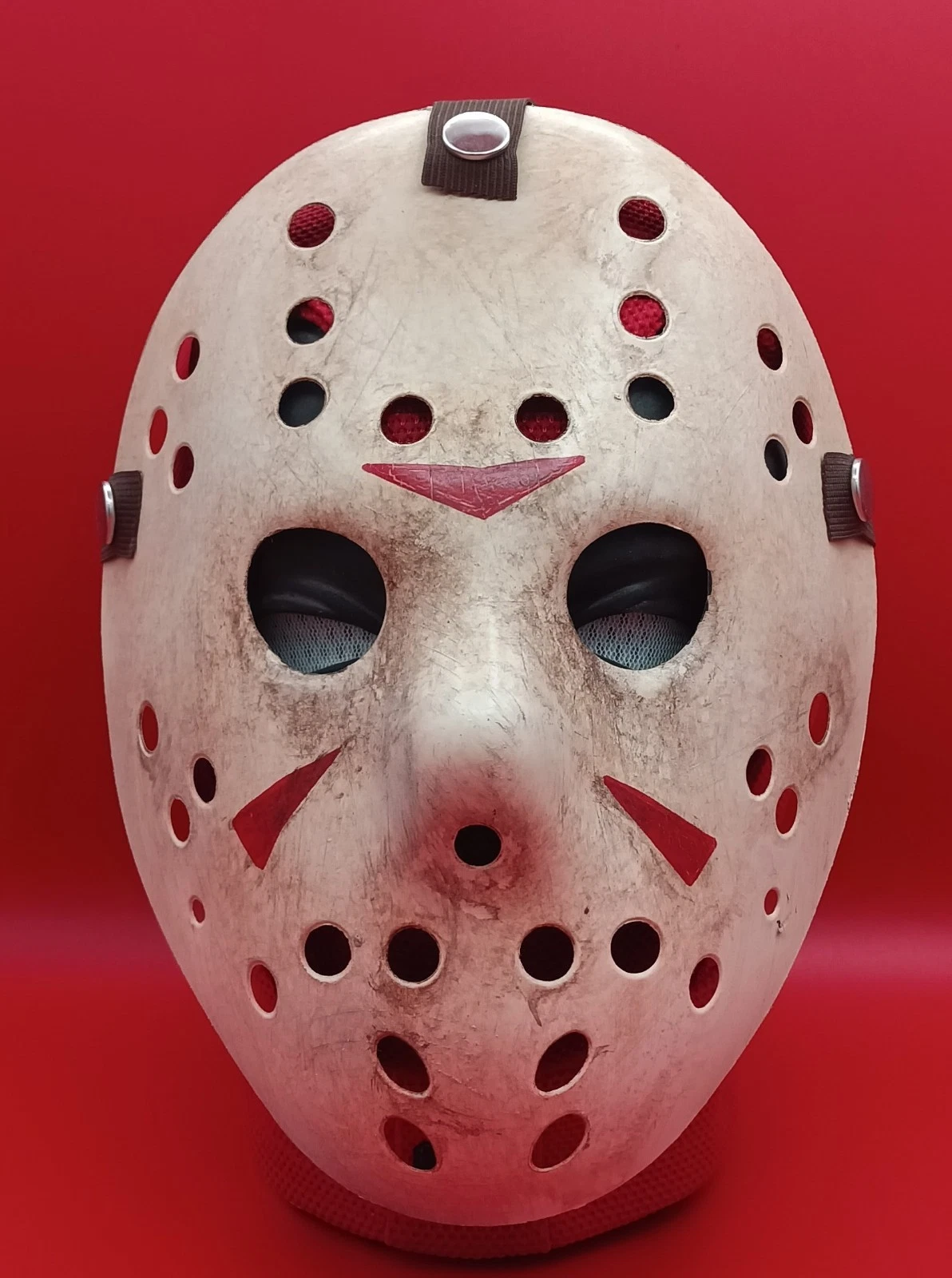 Jason Voorhees Friday 13th Style mask Custom Hand Painted Horror Cosplay Display