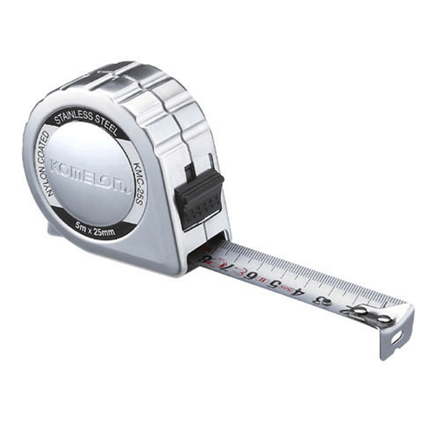 Komelon STAINLESS Tape Measure 5m x 25mm KMC25S Metric kor eBay