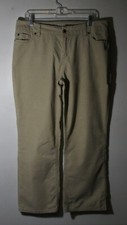 L.L. BEAN Tan Corduroy Pants Women's Size 14 Reg.