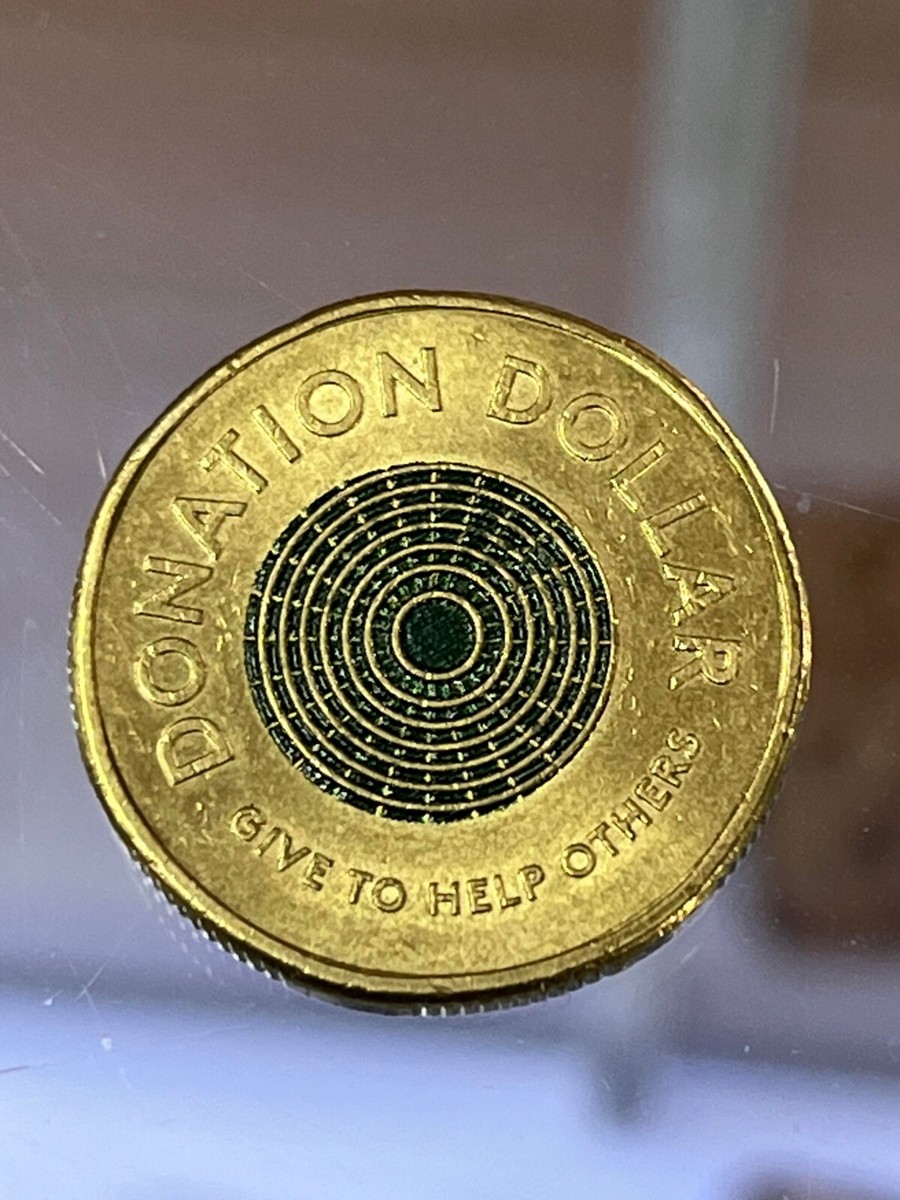 Rare 2020 Australia $1 One Dollar Donation Coin With JC initials